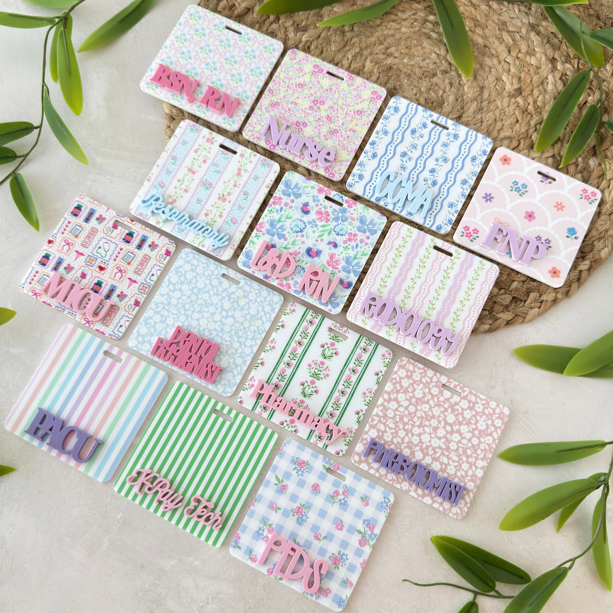 Personalized Pastel Badge Buddy