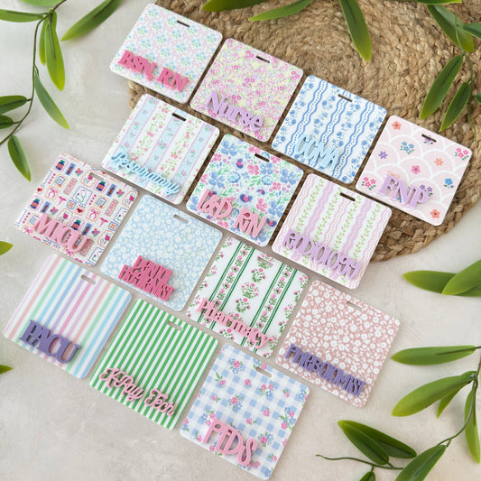 Personalized Badge Buddy | Choose Your Pattern & Style