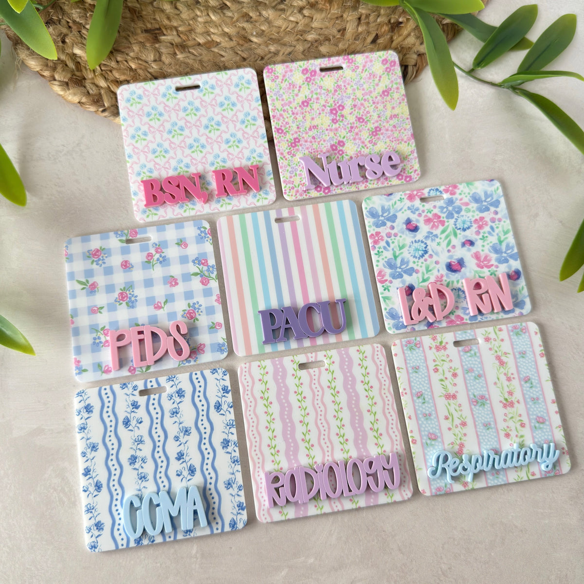 Personalized Pastel Badge Buddy