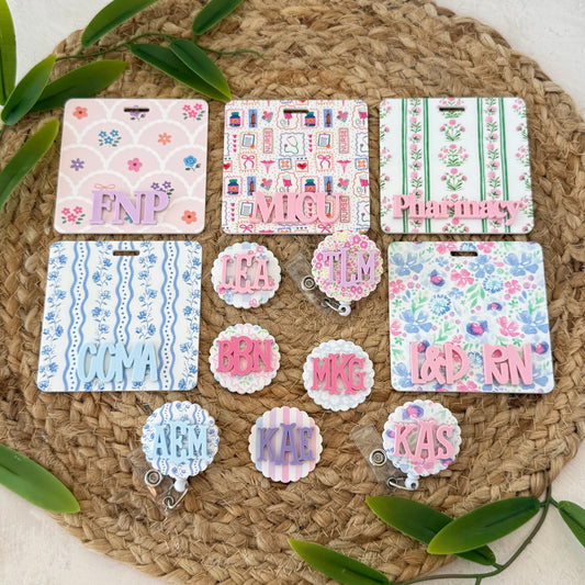 Personalized Pastel Badge Buddy