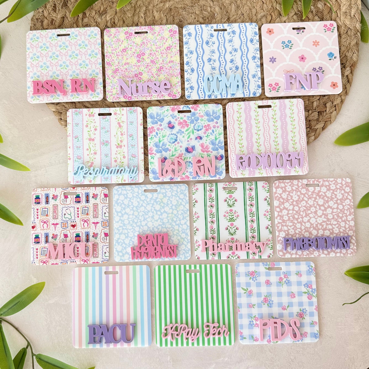 Personalized Pastel Badge Buddy