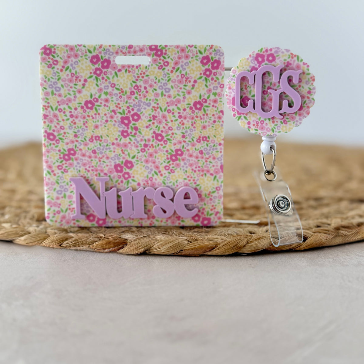 Personalized Pastel Badge Buddy